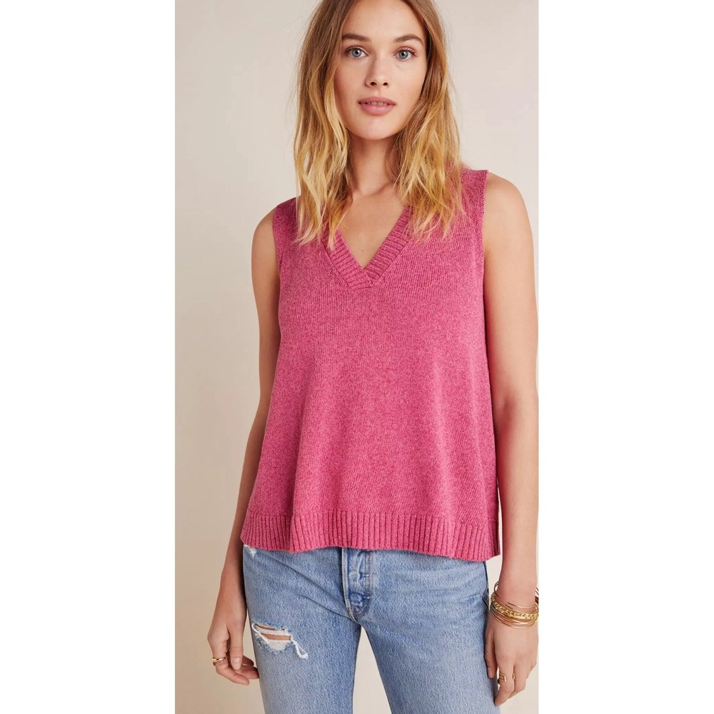 Anthropologie Camilla V-neck sweater tank‎